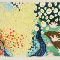 しあわせ リバーサイド 58x80cm 2019